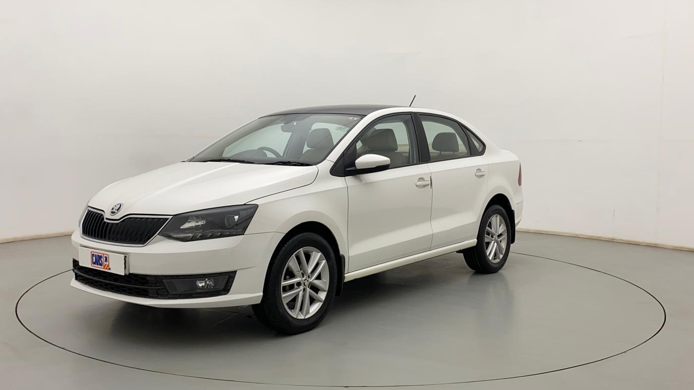 2017 Skoda Rapid STYLE 1.6 MPI AT, Petrol, Automatic, 1,06,132 km, Left Front Diagonal