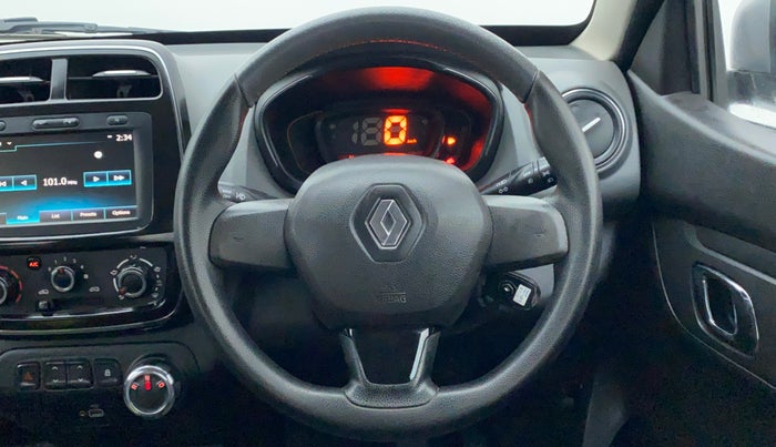2019 Renault Kwid RXT 1.0 AMT (O), Petrol, Automatic, 33,733 km, Steering Wheel Close Up