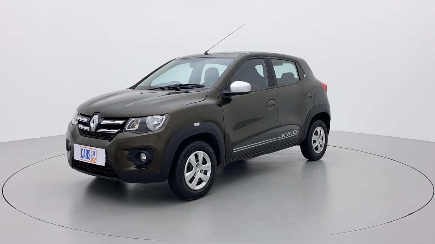 2019 Renault Kwid RXT 1.0 AMT (O), Petrol, Automatic, 33,733 km, Left Front Diagonal