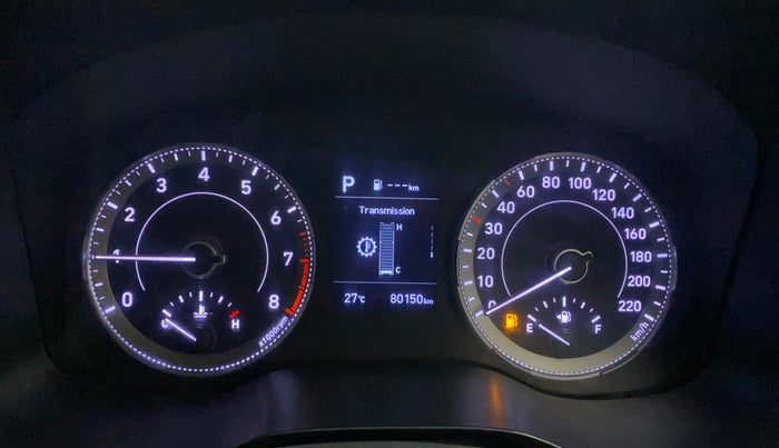 2019 Hyundai VENUE SX PLUS 1.0 TURBO DCT, Petrol, Automatic, 80,141 km, Odometer Image