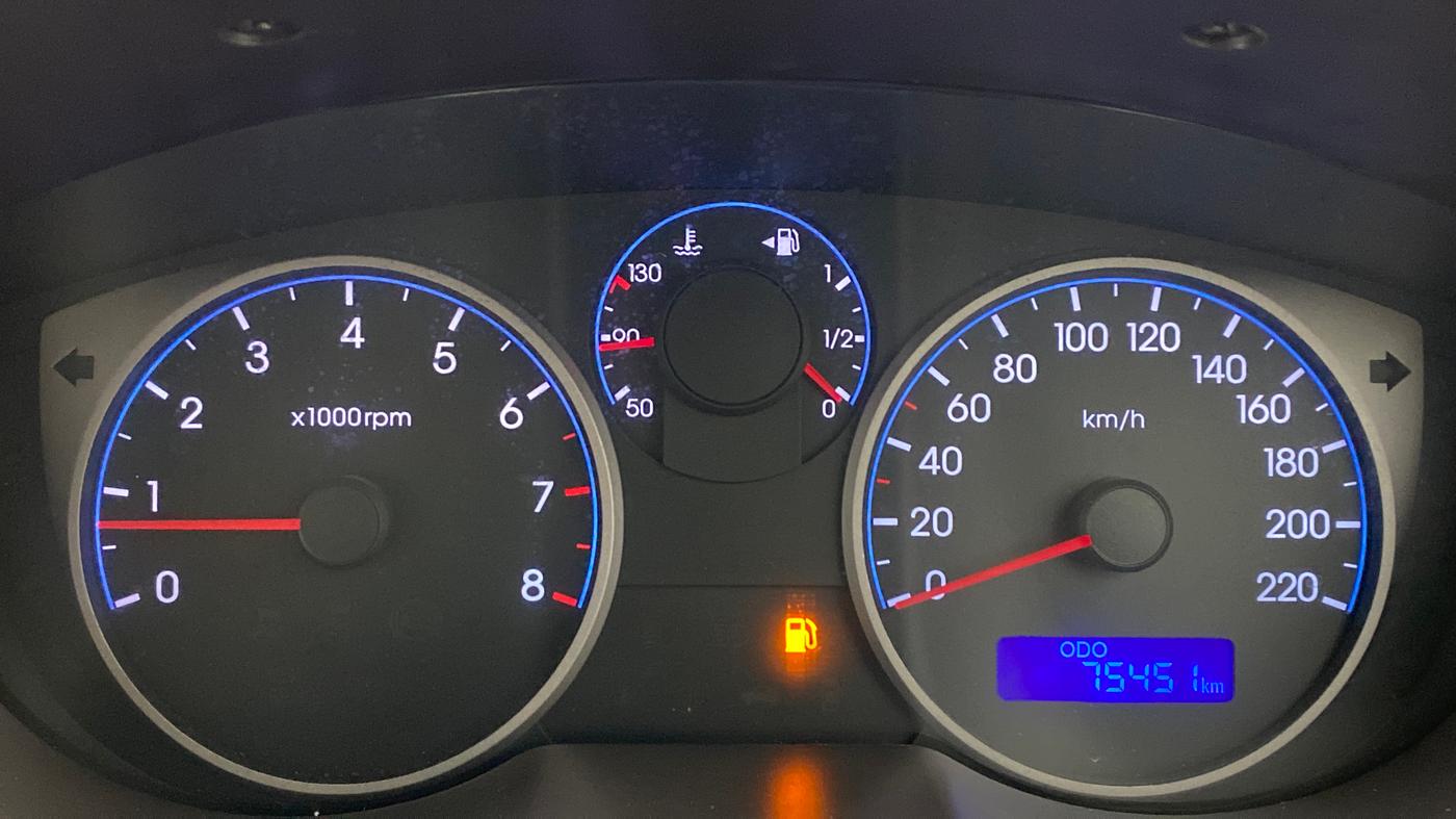 2010 Hyundai i20 MAGNA O 1.2, Petrol, Manual, 75,771 km, Odometer Image