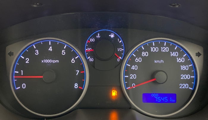 2010 Hyundai i20 MAGNA O 1.2, Petrol, Manual, 75,771 km, Odometer Image