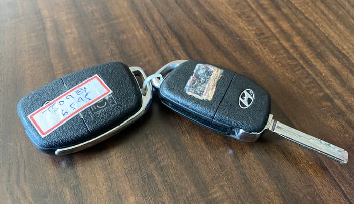 2018 Hyundai Tucson 2WD MT PETROL, Petrol, Manual, 50,164 km, Key Close Up