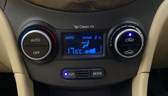 2017 Hyundai Verna FLUIDIC 1.6 SX VTVT, Petrol, Manual, 23,938 km, Automatic Climate Control