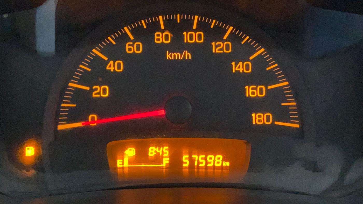 2014 Maruti Celerio VXI, Petrol, Manual, 57,598 km, Odometer Image