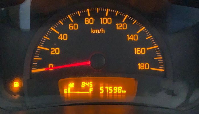 2014 Maruti Celerio VXI, Petrol, Manual, 57,598 km, Odometer Image