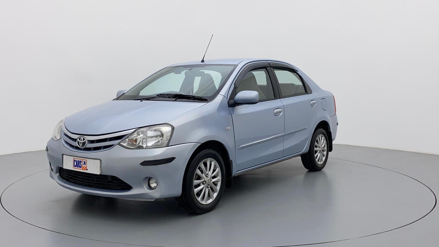 2012 Toyota Etios VD, Diesel, Manual, 40,451 km, Left Front Diagonal (45- Degree) View
