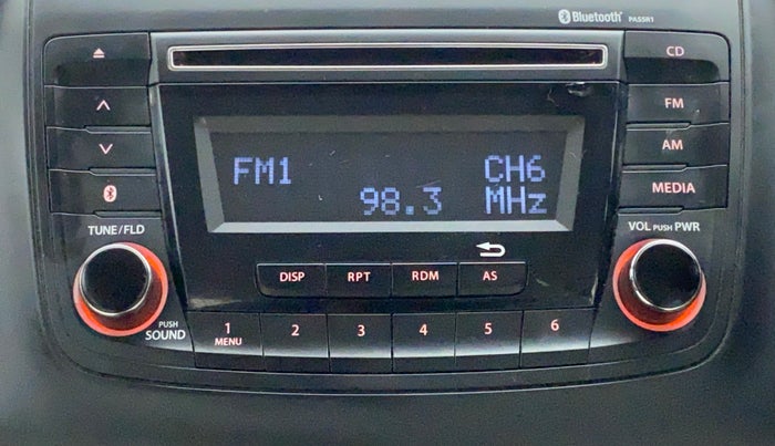 2018 Maruti Dzire VXI, Petrol, Manual, 14,636 km, Infotainment System