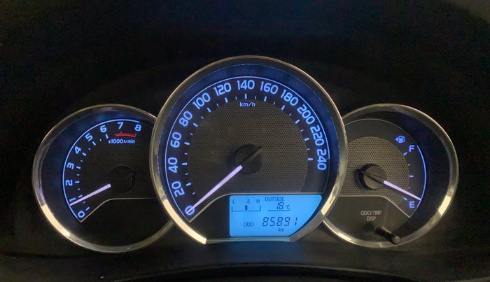 2015 Toyota Corolla Altis JS PETROL, Petrol, Manual, 85,878 km, Odometer Image