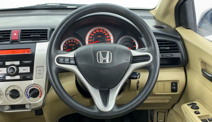 2010 Honda City S MT PETROL, Petrol, Manual, 39,852 km, Steering Wheel Close Up