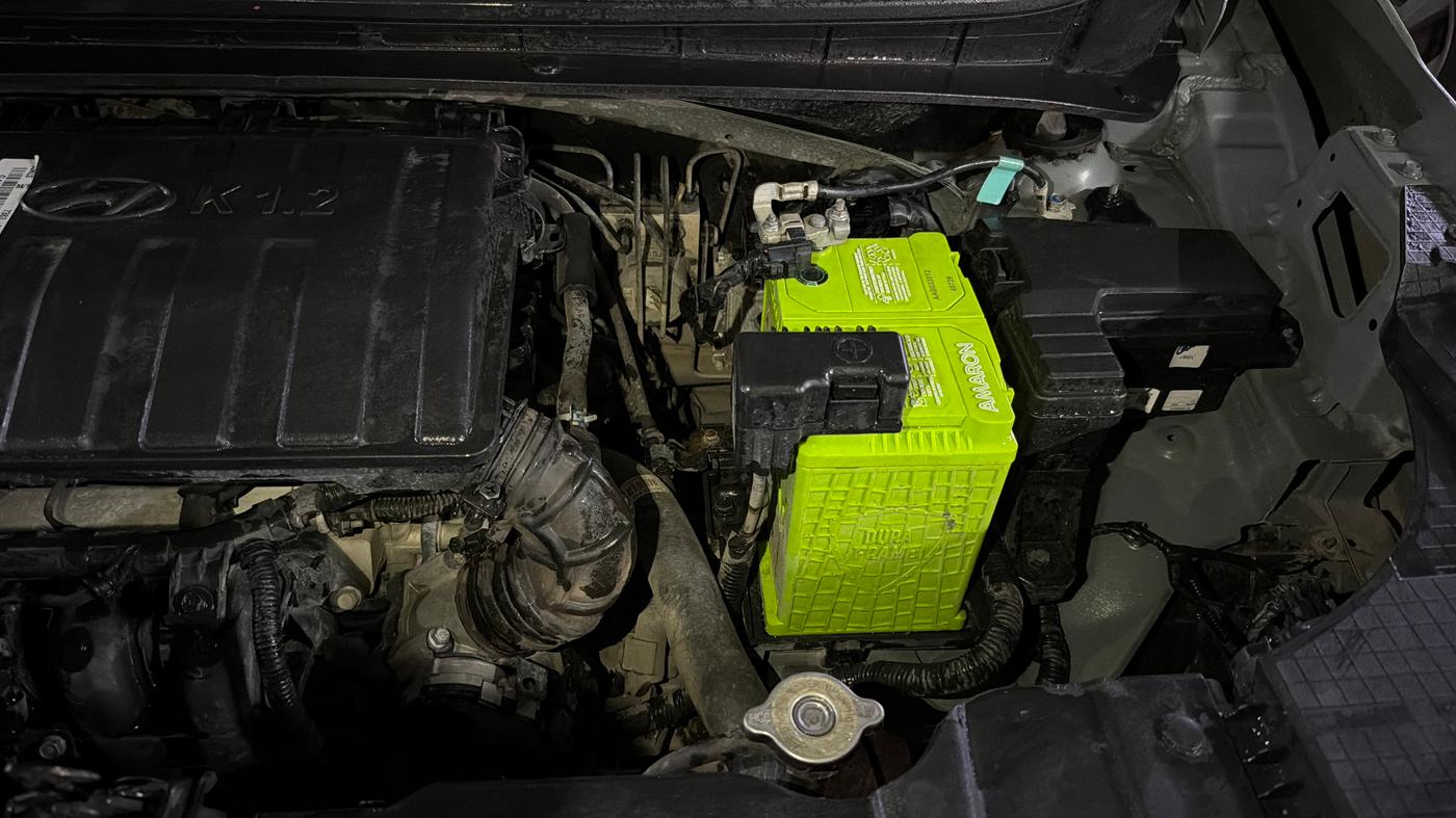 2023 Hyundai EXTER SX (O) CONNECT 1.2 MT DUAL TONE, Petrol, Manual, 45,550 km, Engine View - Left