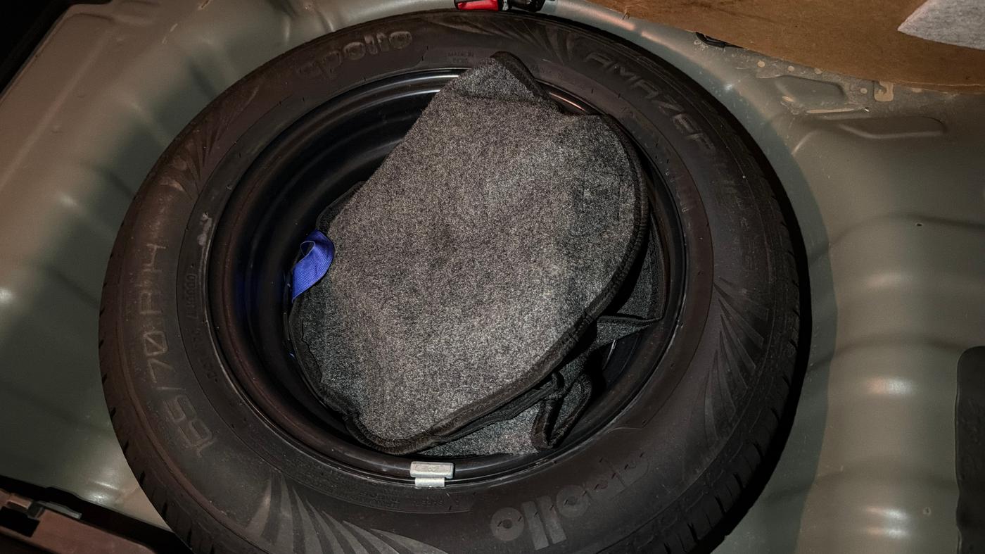 2023 Hyundai EXTER SX (O) CONNECT 1.2 MT DUAL TONE, Petrol, Manual, 45,550 km, Spare Tyre