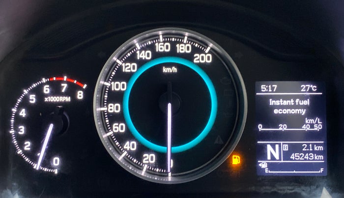 2017 Maruti IGNIS ZETA 1.2 AMT, Petrol, Automatic, 45,243 km, Odometer Image