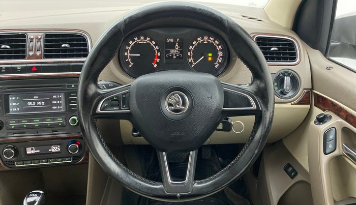 2015 Skoda Rapid 1.5 TDI AT STYLE PLUS, Diesel, Automatic, 59,133 km, Steering Wheel Close Up