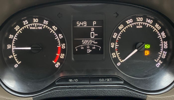 2015 Skoda Rapid 1.5 TDI AT STYLE PLUS, Diesel, Automatic, 59,133 km, Odometer Image