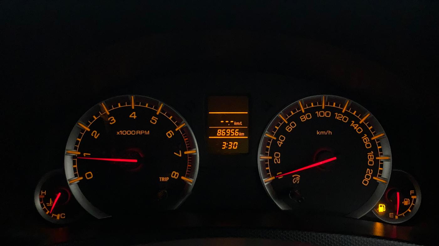 2015 Maruti Swift VXI, Petrol, Manual, 86,955 km, Odometer Image