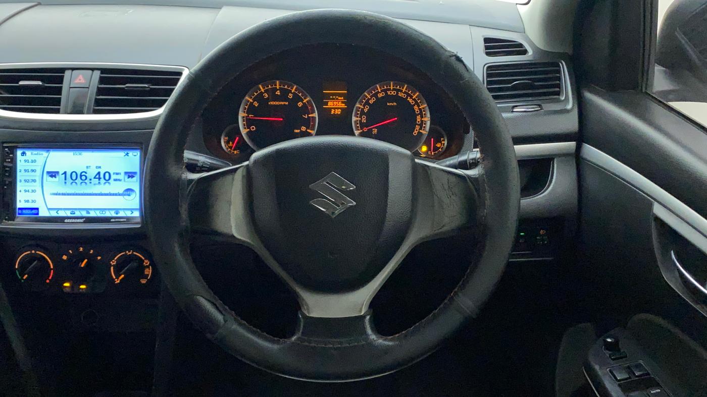 2015 Maruti Swift VXI, Petrol, Manual, 86,955 km, Steering Wheel Close Up