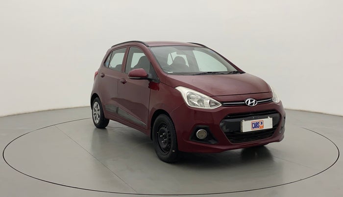 2015 Hyundai Grand i10 SPORTZ 1.2 KAPPA VTVT, Petrol, Manual, 56,871 km, Right Front Diagonal