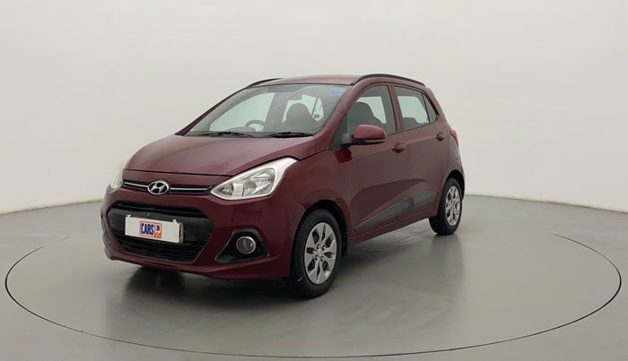 2015 Hyundai Grand i10 SPORTZ 1.2 KAPPA VTVT, Petrol, Manual, 56,871 km, Left Front Diagonal