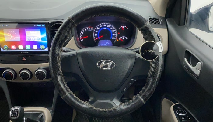 2014 Hyundai Grand i10 SPORTZ 1.2 KAPPA VTVT, Petrol, Manual, 57,821 km, Steering Wheel Close Up