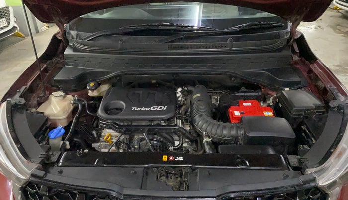 2022 KIA SONET HTX PLUS 1.0 IMT, Petrol, Manual, 65,766 km, Engine View