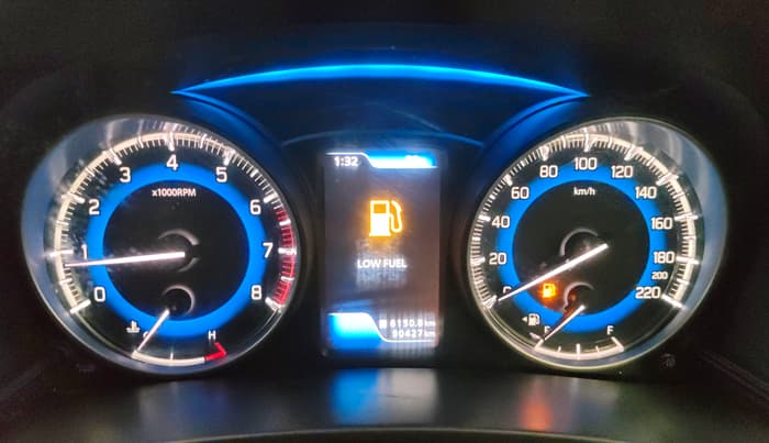 2016 Maruti Baleno ALPHA PETROL 1.2, Petrol, Manual, 90,421 km, Odometer Image