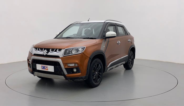 2019 Maruti Vitara Brezza ZDI+ DUAL TONE AMT, Diesel, Automatic, 48,487 km, Left Front Diagonal