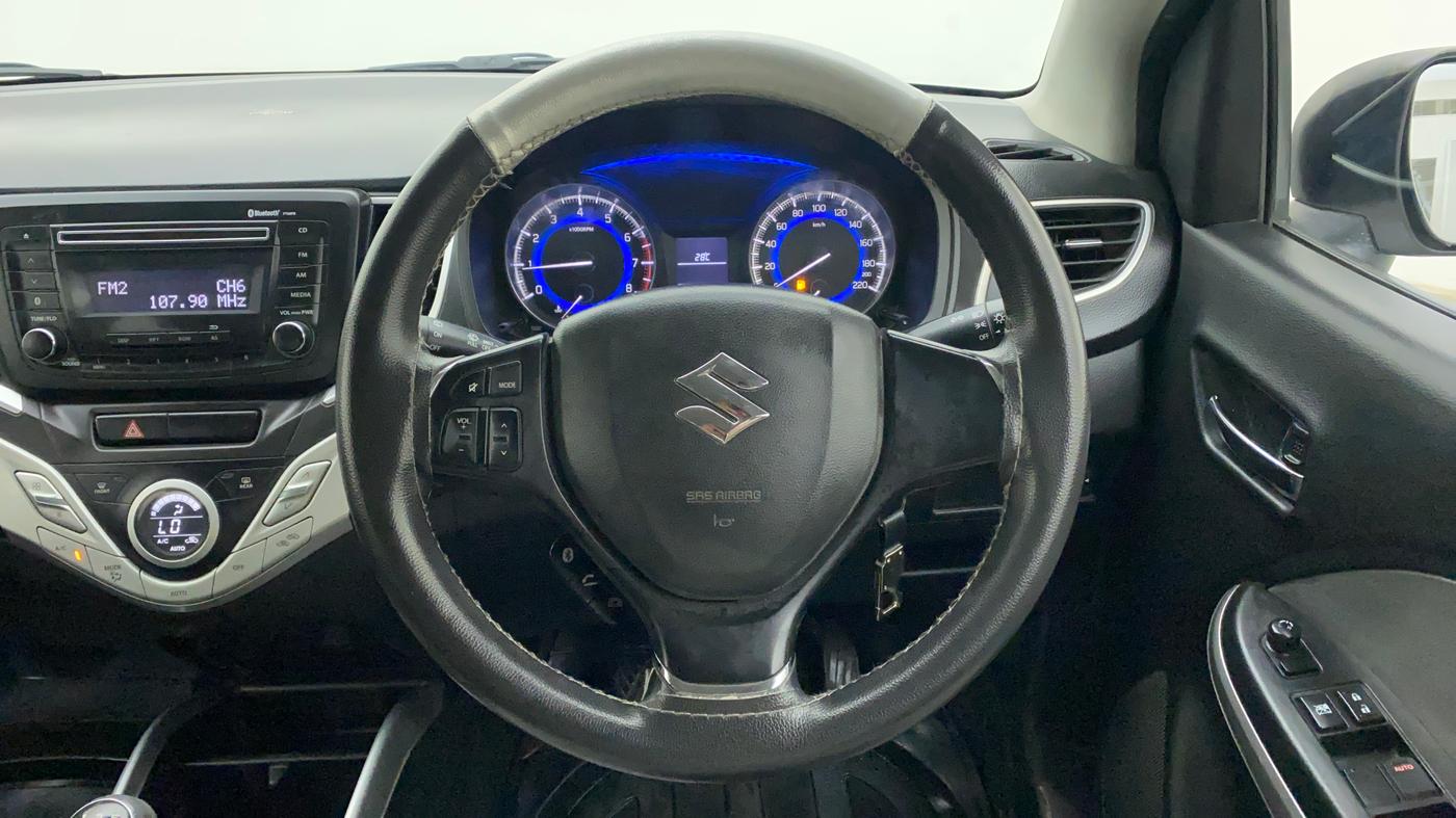 2015 Maruti Baleno DELTA PETROL 1.2, CNG, Manual, 69,216 km, Steering Wheel Close Up