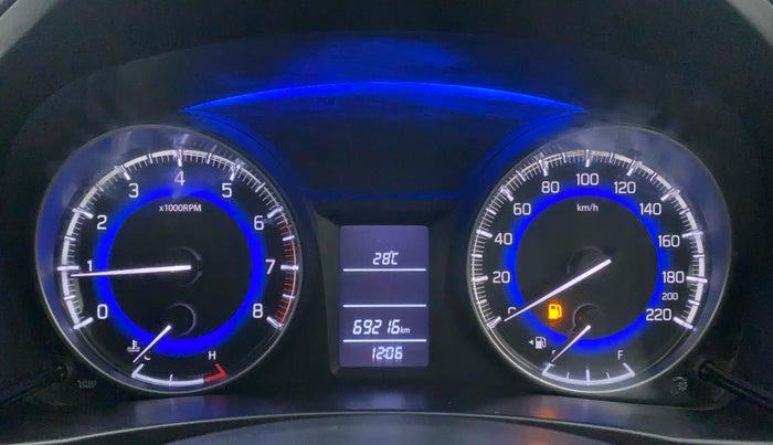 2015 Maruti Baleno DELTA PETROL 1.2, Petrol, Manual, 69,216 km, Odometer Image