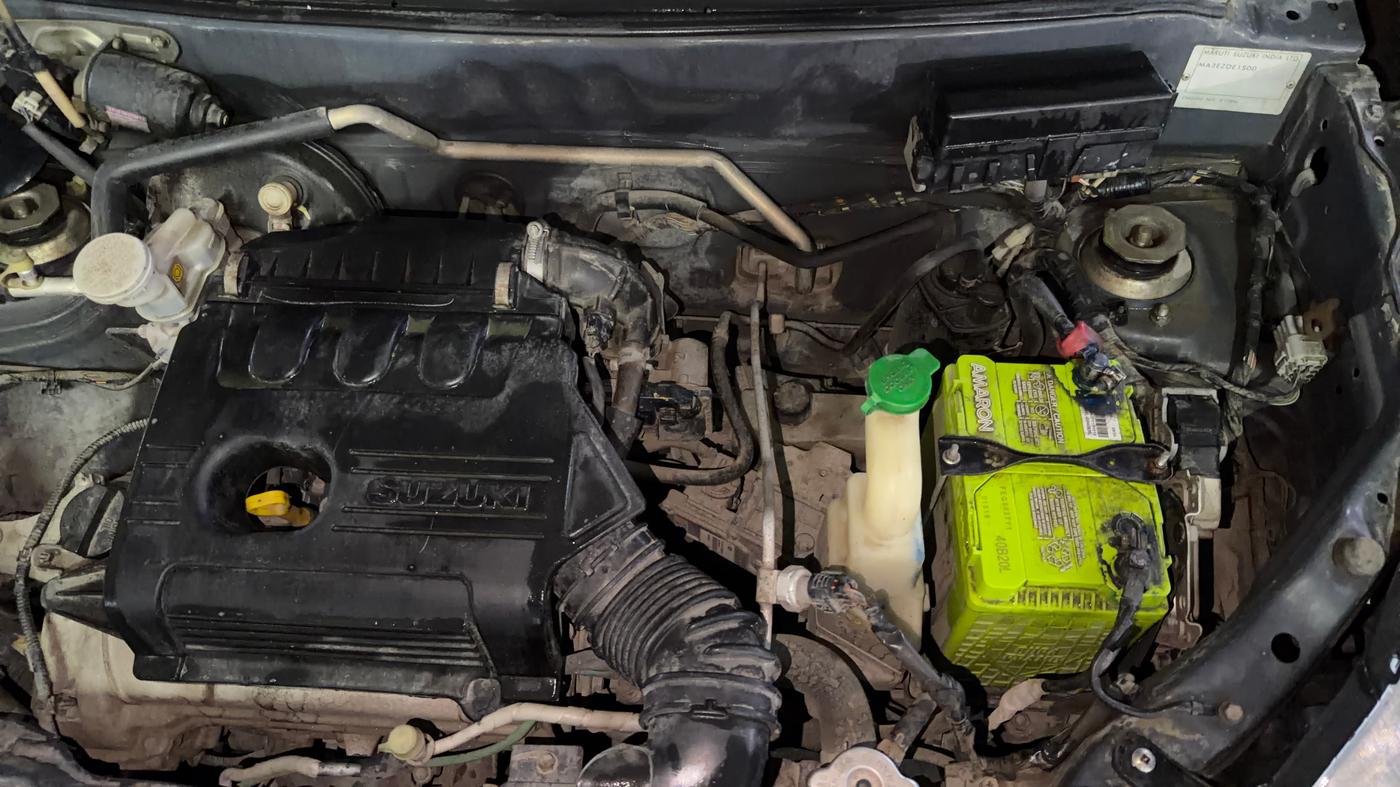 2018 Maruti Alto K10 VXI (O) AMT, Petrol, Automatic, 63,323 km, Engine View - Left