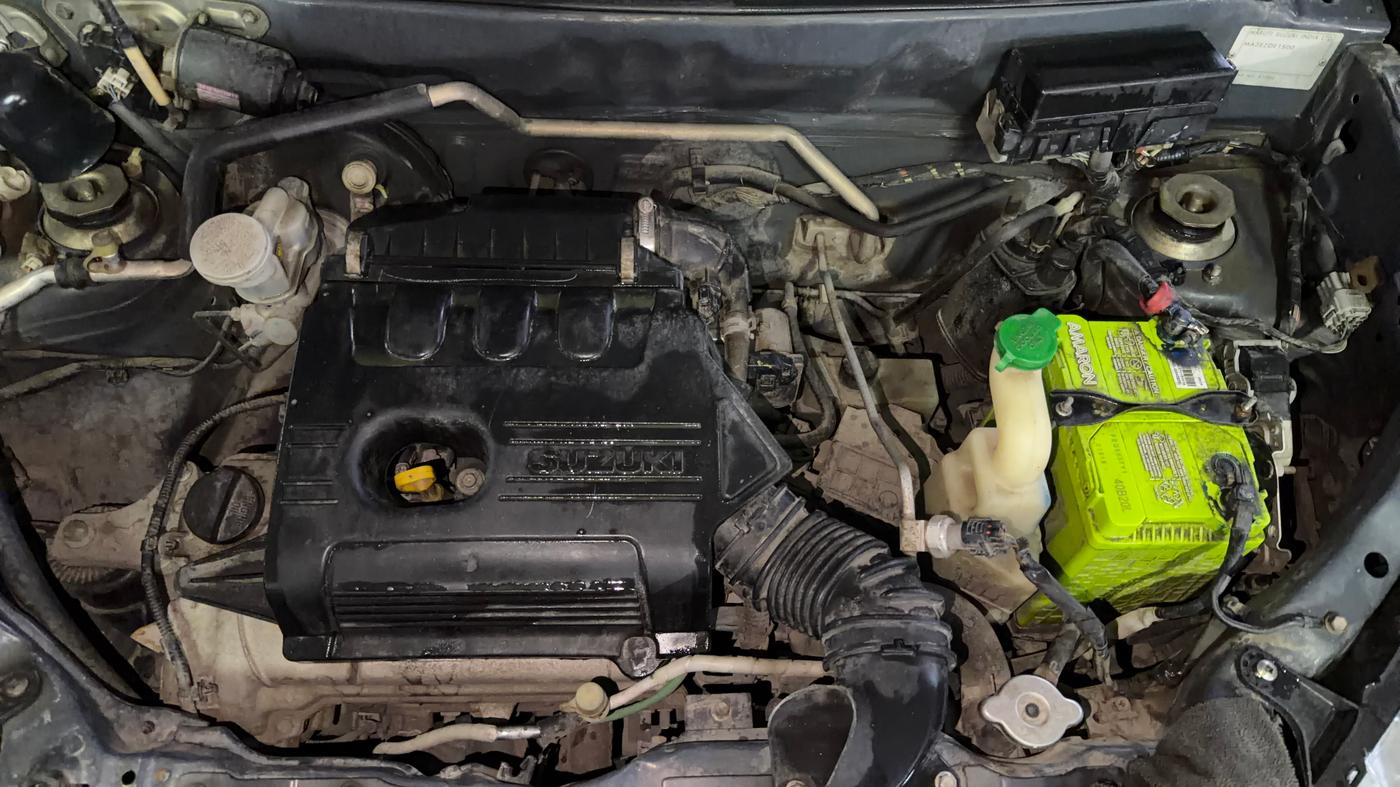 2018 Maruti Alto K10 VXI (O) AMT, Petrol, Automatic, 63,323 km, Engine View