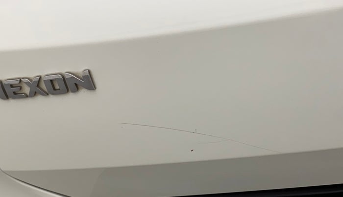 2019 Tata NEXON XZA PLUS PETROL, Petrol, Automatic, 17,873 km, Dicky (Boot door) - Minor scratches