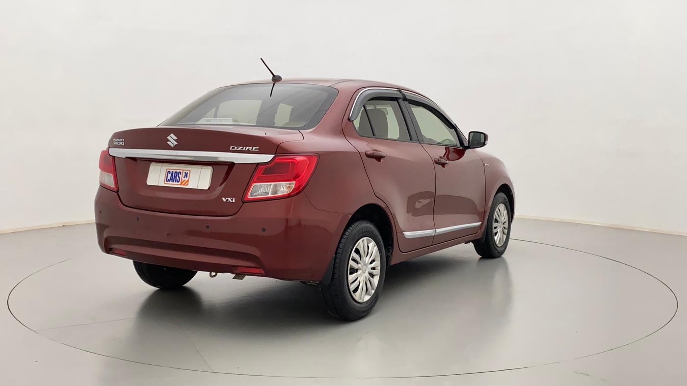 2017 Maruti Dzire VXI, Petrol, Manual, 58,122 km, Right Back Diagonal
