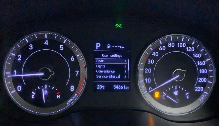 2019 Hyundai VENUE SX PLUS 1.0 TURBO DCT, Petrol, Automatic, 54,661 km, Odometer Image