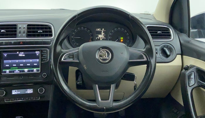 2019 Skoda Rapid AMBITION 1.5 TDI AT, Diesel, Automatic, 90,635 km, Steering Wheel Close Up