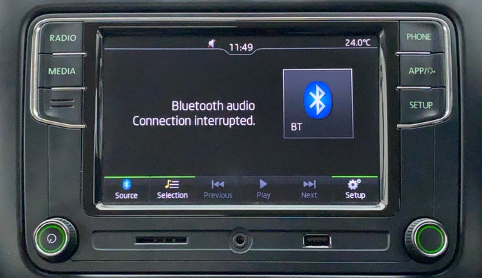 2019 Skoda Rapid AMBITION 1.6 MPI MT, Petrol, Manual, 31,104 km, Infotainment System