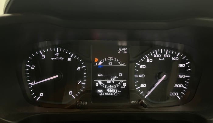 2021 Tata ALTROZ XT PETROL, Petrol, Manual, 43,266 km, Odometer Image