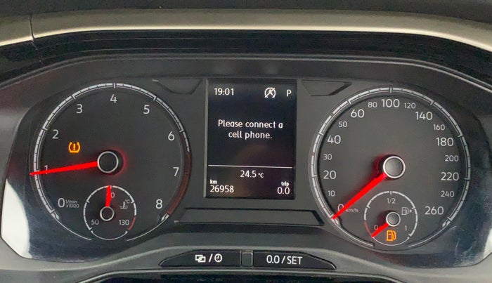 2024 Volkswagen VIRTUS HIGHLINE TSI 1.0 AT, Petrol, Automatic, 26,958 km, Odometer Image