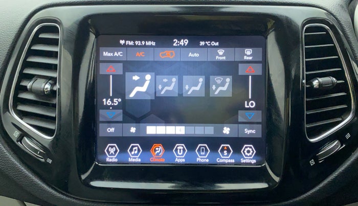 2019 Jeep Compass LIMITED PLUS PETROL AT, Petrol, Automatic, 39,592 km, Infotainment System