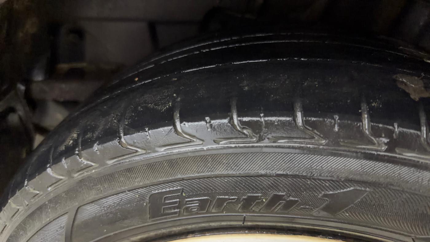 2017 Tata TIGOR XT PETROL, Petrol, Manual, 1,03,151 km, Left Rear Tyre Tread