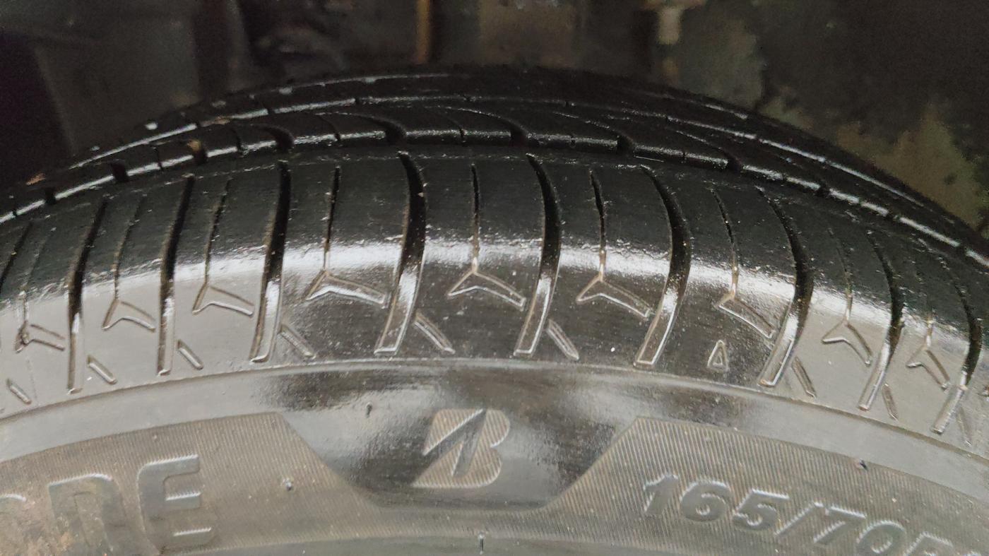 2019 Datsun Go T(O), Petrol, Manual, 42,253 km, Left Front Tyre Tread