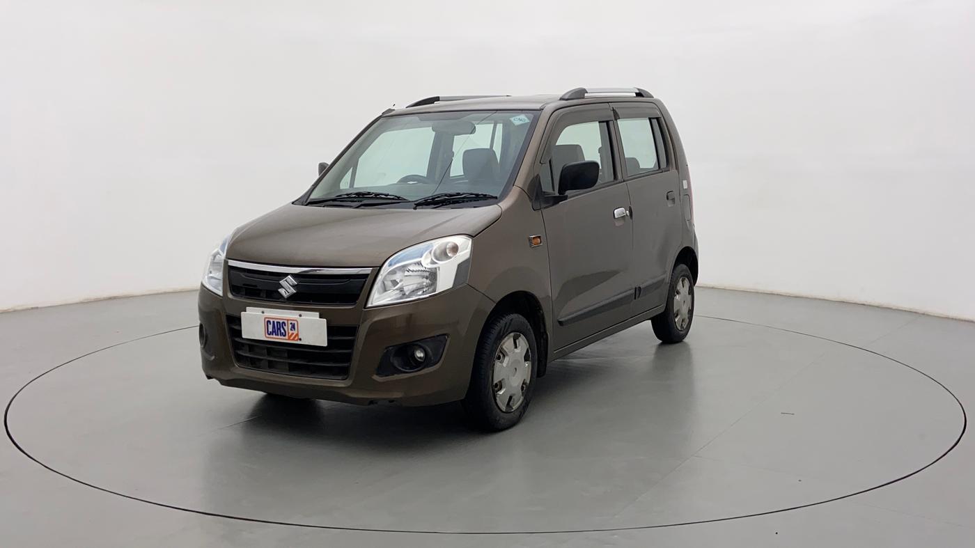 2013 Maruti Wagon R 1.0 LXI CNG, CNG, Manual, 70,382 km, Left Front Diagonal