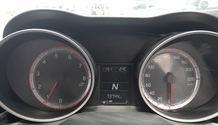 2020 Maruti Swift ZXI PLUS AMT, Petrol, Automatic, 73,743 km, Odometer Image
