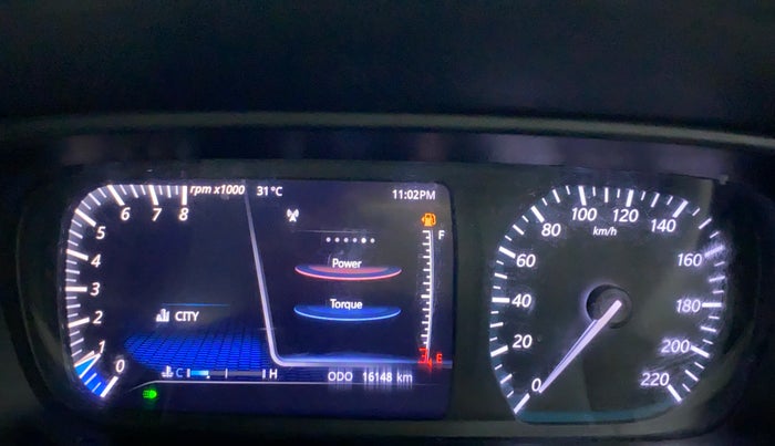 2022 Tata PUNCH CREATIVE  MT, Petrol, Manual, 20,372 km, Odometer Image