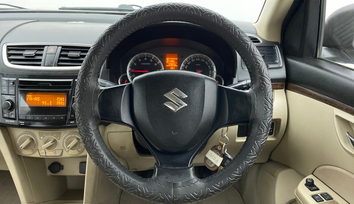 2015 Maruti Swift Dzire VXI, Petrol, Manual, 47,097 km, Steering Wheel Close Up