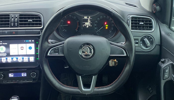 2021 Skoda Rapid STYLE 1.0 AT, Petrol, Automatic, 20,355 km, Steering Wheel Close Up