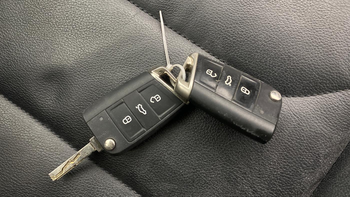 2018 Volkswagen TIGUAN HIGHLINE TDI AT, Diesel, Automatic, 86,076 km, Key Close Up