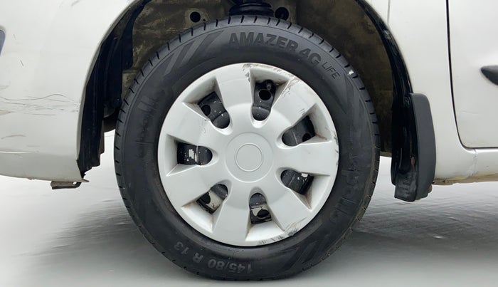 2014 Maruti Wagon R 1.0 LXI, Petrol, Manual, 54,551 km, Left Front Wheel
