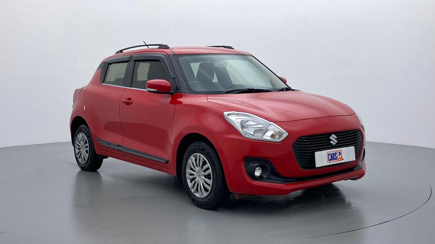 2018 Maruti Swift VXI D, Petrol, Manual, 74,536 km, Right Front Diagonal (45- Degree) View