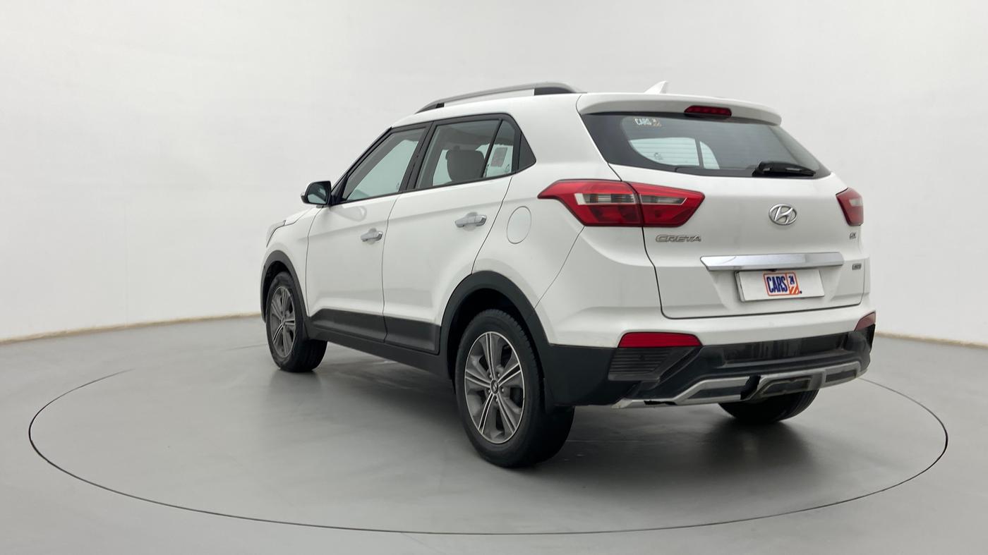 2016 Hyundai Creta SX PLUS AT 1.6 DIESEL, Diesel, Automatic, 89,590 km, Left Back Diagonal